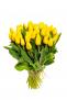 99 žlutých tulipánů (devadesát devět žlutých tulipánů). Kytice z 99 žlutých tulipánů.